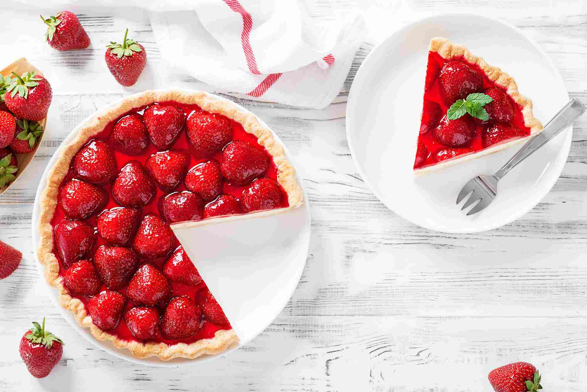tarte aux fraises
