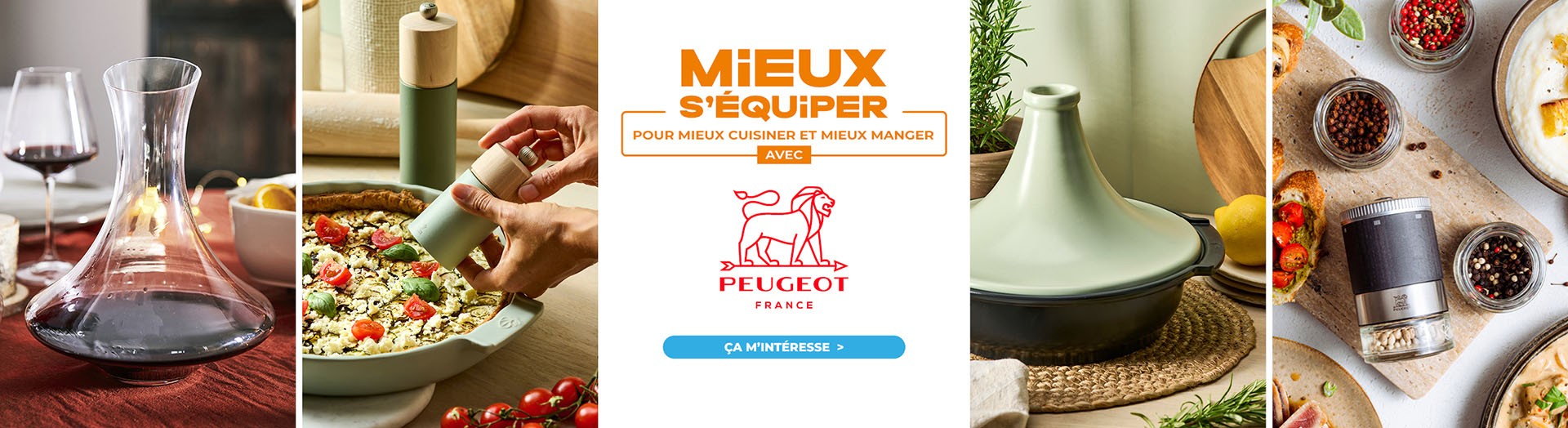 Mieux s'&eacute;quiper pour mieux cuisiner et mieux manger avec Peugeot