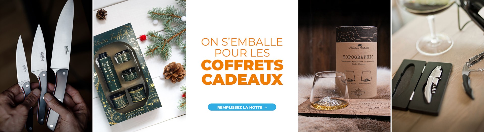 On s'emballe pour les coffrets cadeaux !