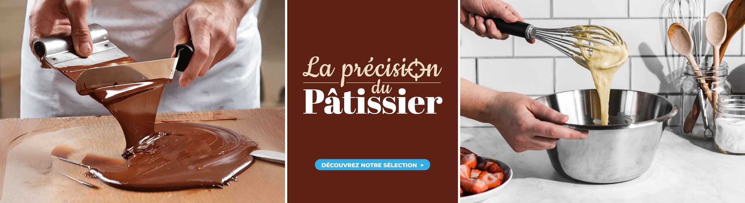 La précision du pâtissier