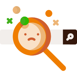 image svg animé de recherche